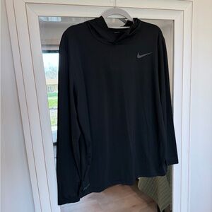 New Nike Pro Training men’s Dri-Fit long sleeve hoodie shirt